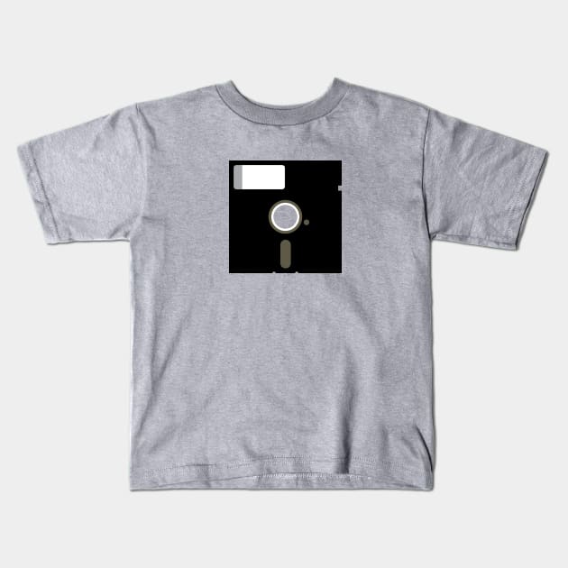 Retro Floppy Kids T-Shirt by JWDesigns